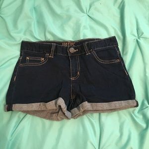 Justice Jean Shorts- Youth size 12- no tags but never been worn